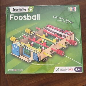 Smartivity Foosball Game, STEM Educational Science Kit, DIY Toy, Ages 6-15 NWT
